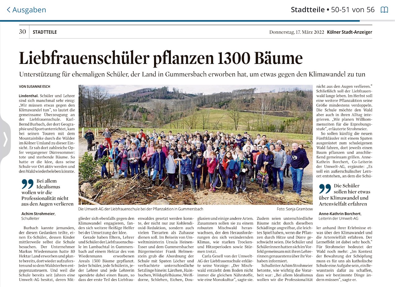 Kölner Stadtanzeiger 17.3.22